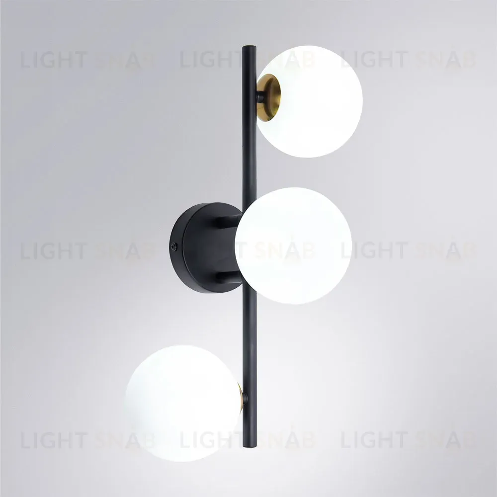 Бра Arte Lamp Gemini A2243PL-3BK A2243PL-3BK