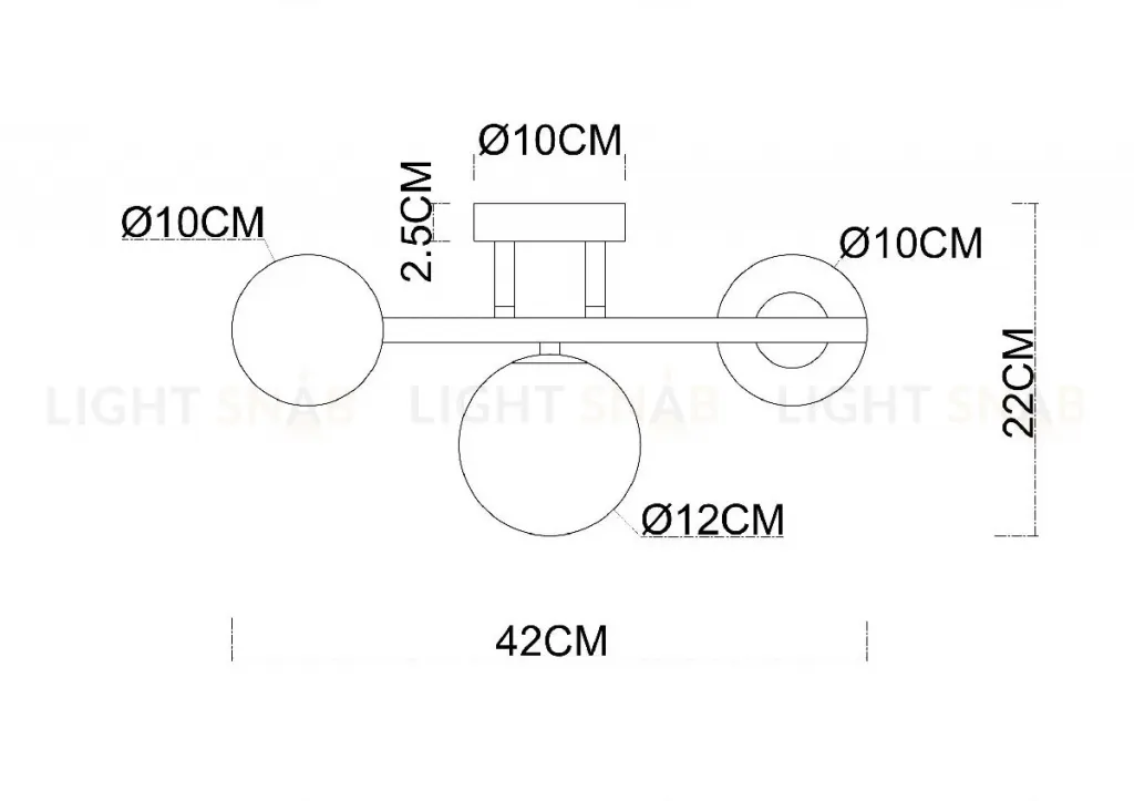 Бра Arte Lamp Gemini A2243PL-3BK A2243PL-3BK