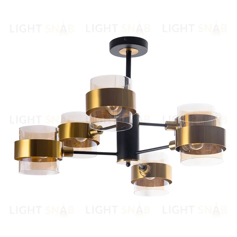 Люстра на штанге Arte Lamp Carlo A8205SP-6BK A8205SP-6BK