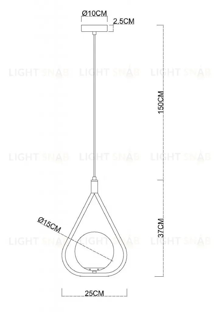 Подвесной светильник Arte Lamp Matisse A7764SP-1BK A7764SP-1BK