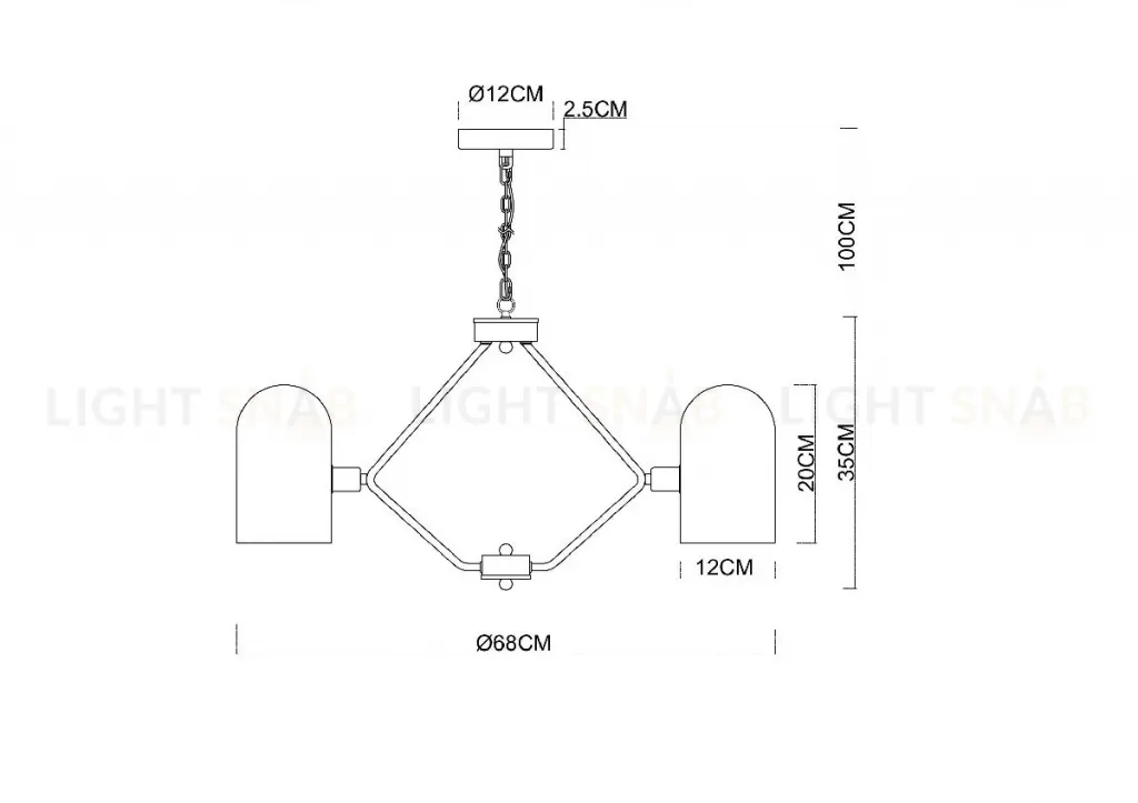 Подвесная люстра Arte Lamp Cassel A5454LM-5PB A5454LM-5PB