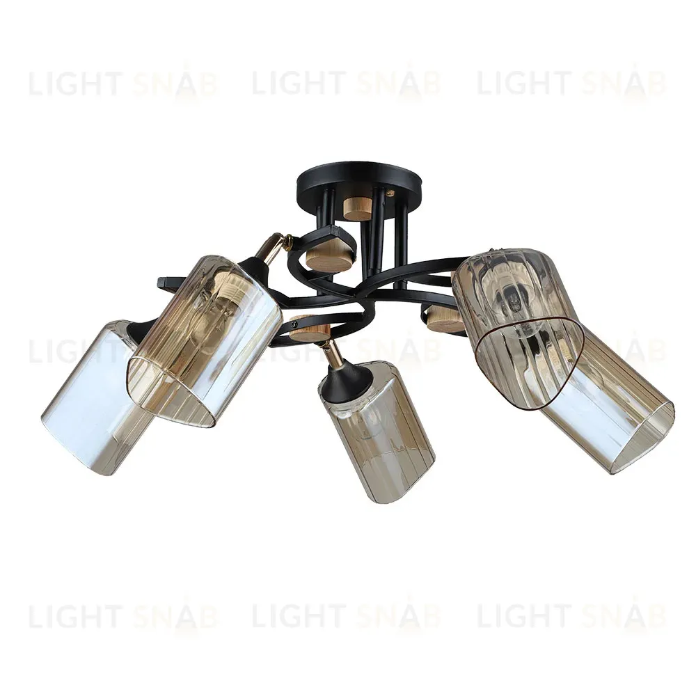 Потолочная люстра Arte Lamp Glamore A5076PL-5BK A5076PL-5BK