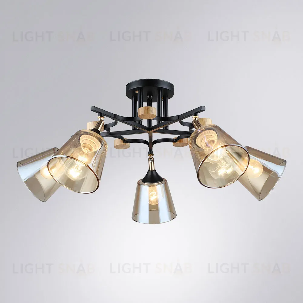 Потолочная люстра Arte Lamp Glassy A5078PL-5BK A5078PL-5BK