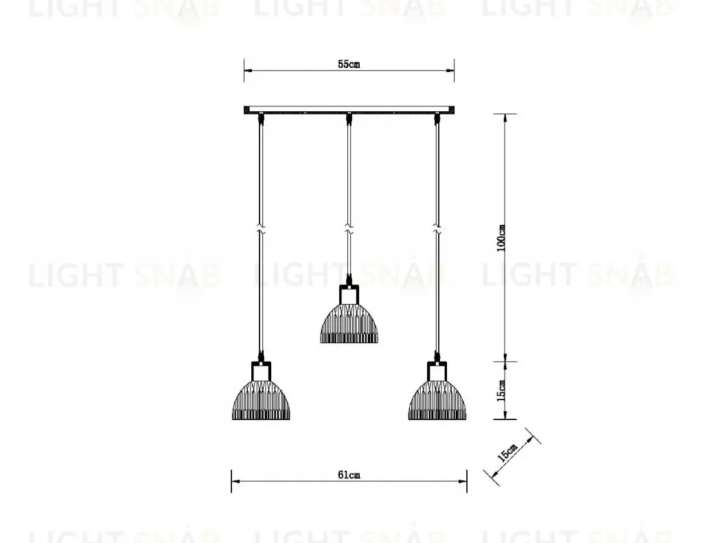 Подвесной светильник Arte Lamp Lancaster A5869SP-3BK A5869SP-3BK