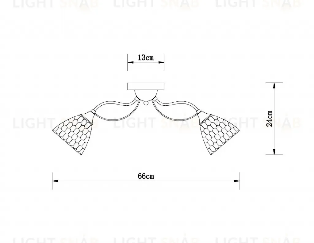 Потолочная люстра Arte Lamp Lily A4366PL-5BK A4366PL-5BK