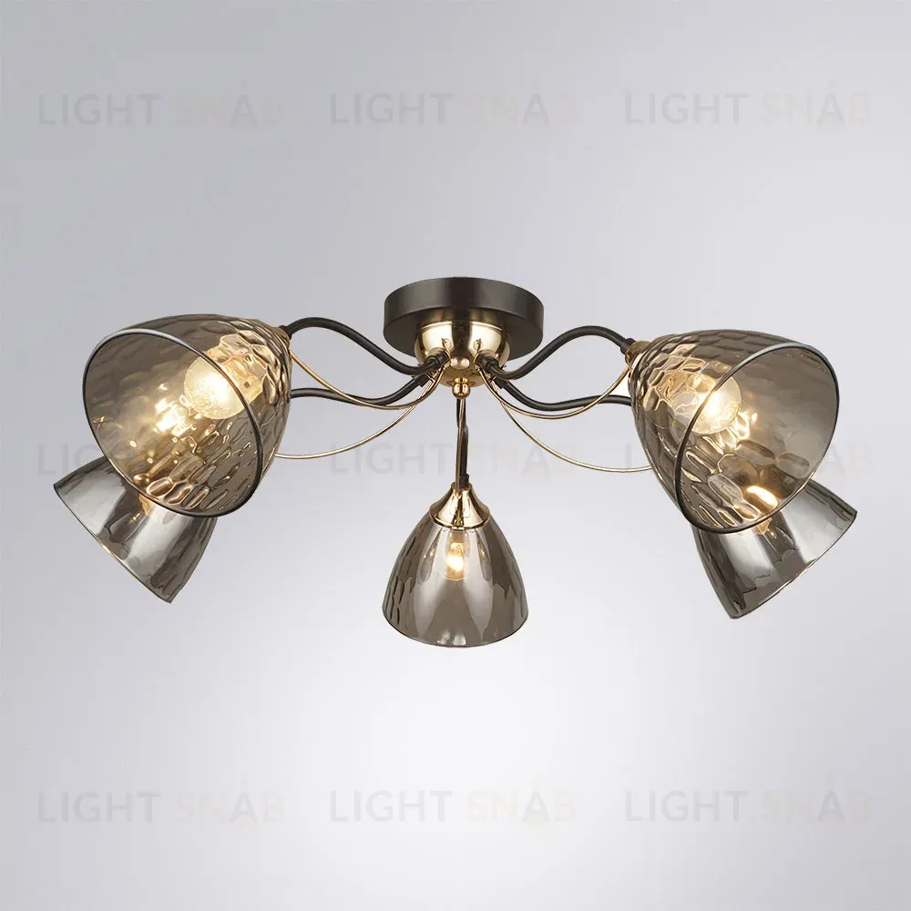 Потолочная люстра Arte Lamp Lily A4366PL-5BK A4366PL-5BK