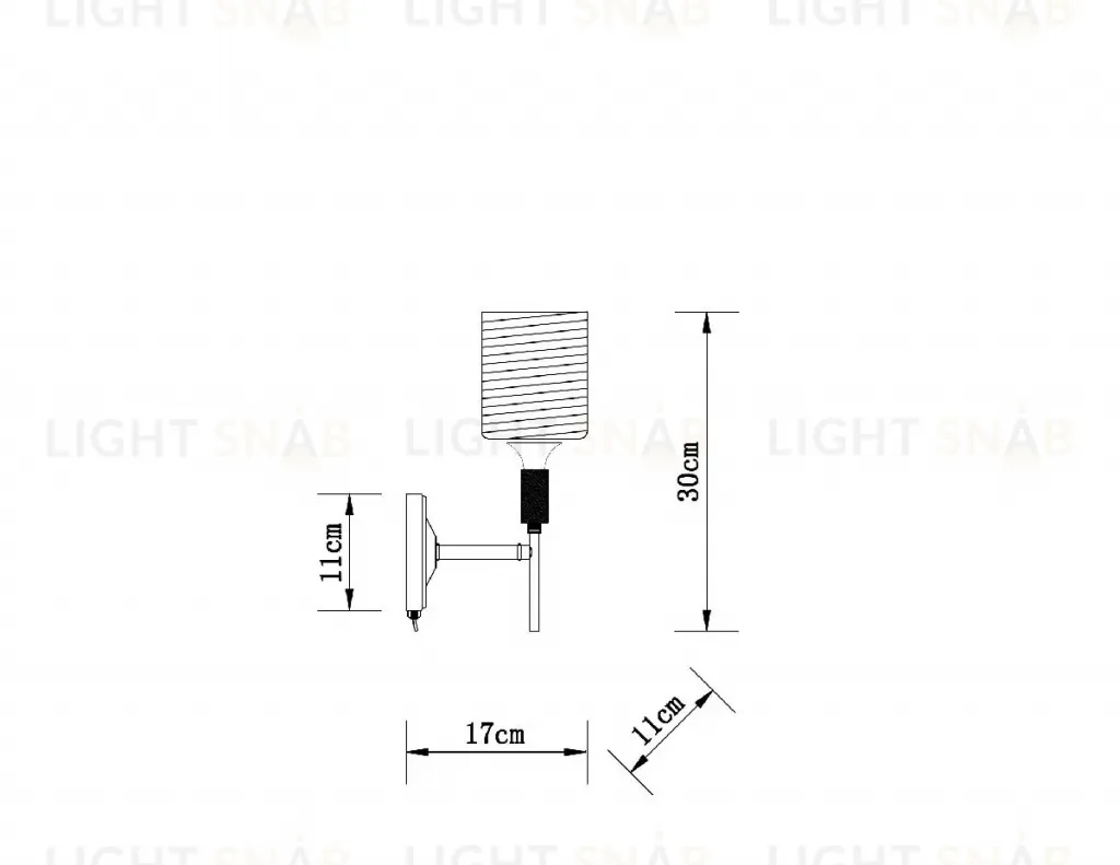 Бра Arte Lamp Maria A4536AP-1AB A4536AP-1AB
