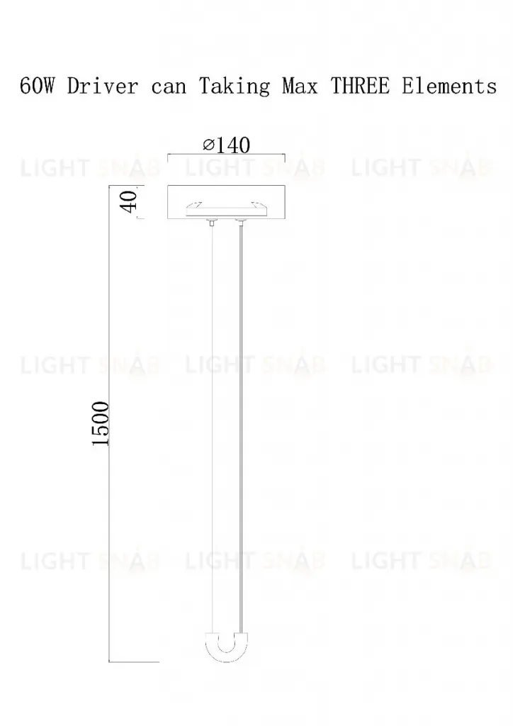 Потолочная чаша с блоком питания Divinare Formica 1900/06 PL-60 1900/06 PL-60
