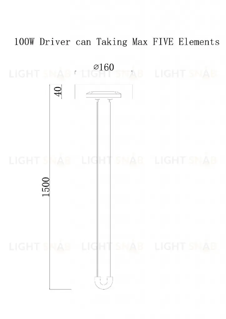 Потолочная чаша с блоком питания Divinare Formica 1900/06 PL-100 1900/06 PL-100