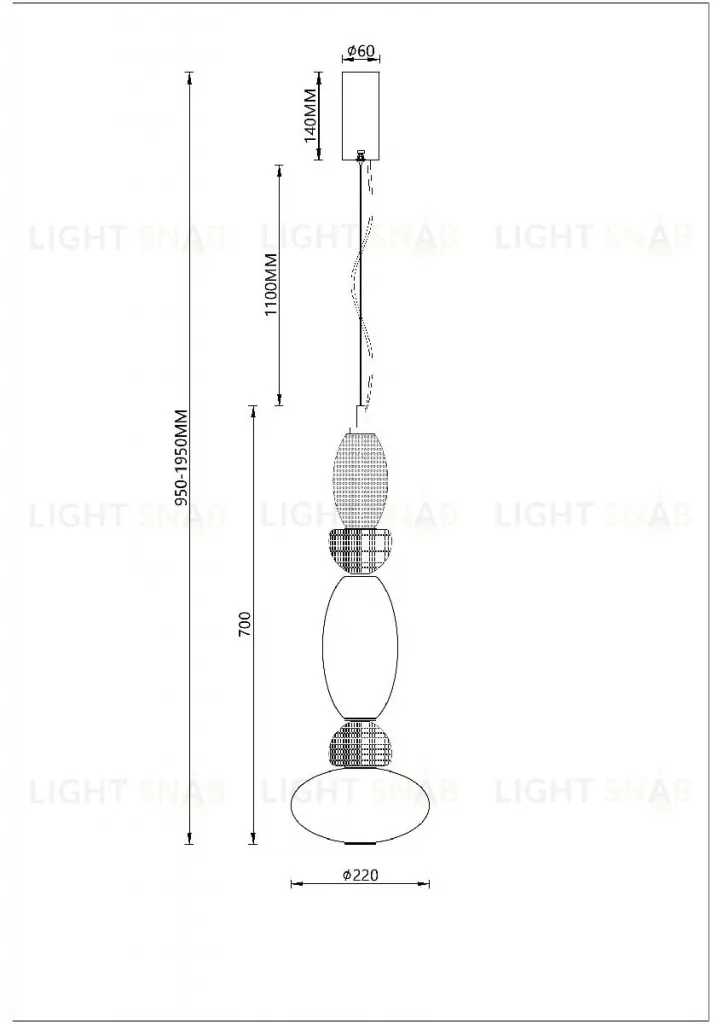 Подвесной светильник Divinare Ambra 5016/17 SP-20 5016/17 SP-20