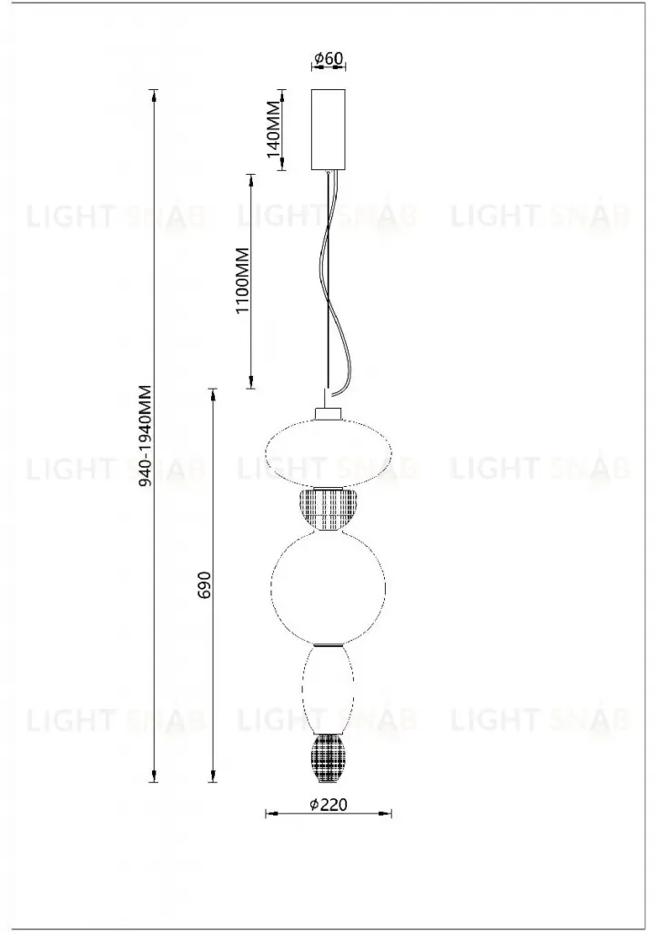 Подвесной светильник Divinare Ambra 5016/17 SP-24 5016/17 SP-24
