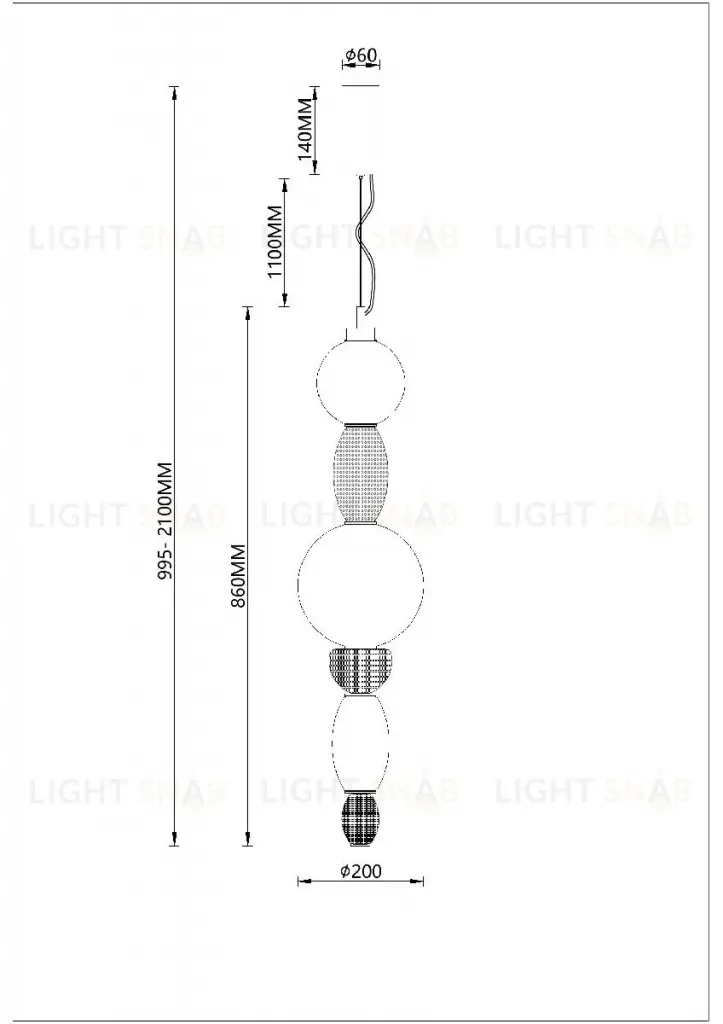 Подвесной светильник Divinare Ambra 5016/17 SP-28 5016/17 SP-28