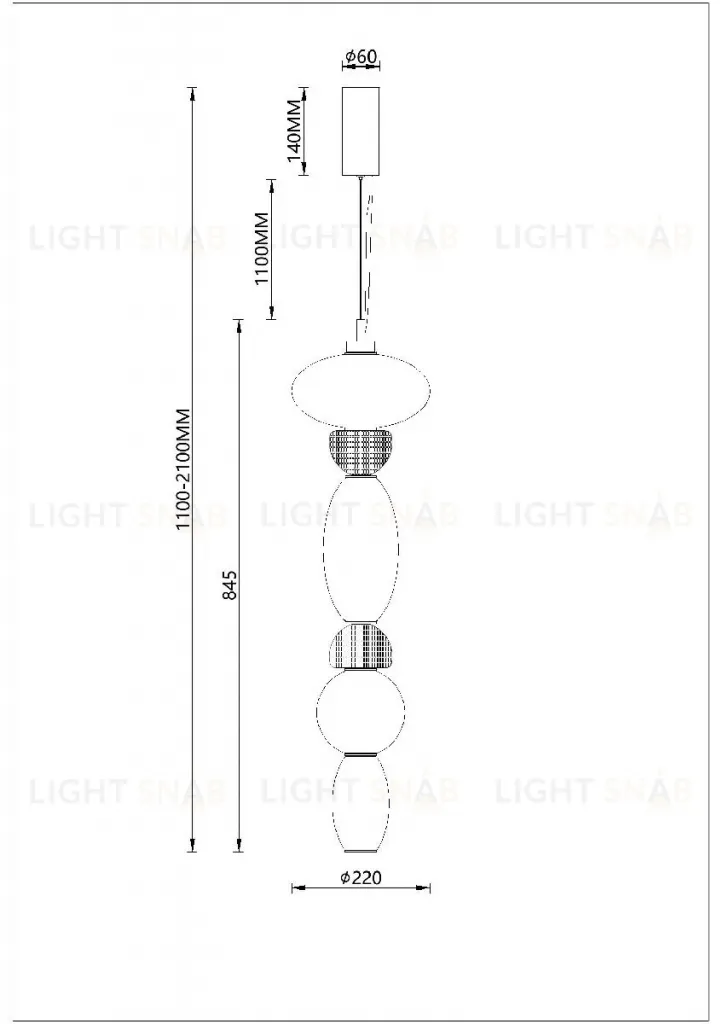 Подвесной светильник Divinare Ambra 5016/17 SP-36 5016/17 SP-36