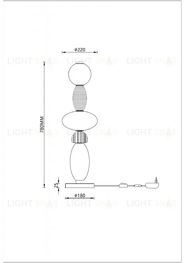 Настольная лампа Divinare Ambra 5016/17 TL-24 5016/17 TL-24