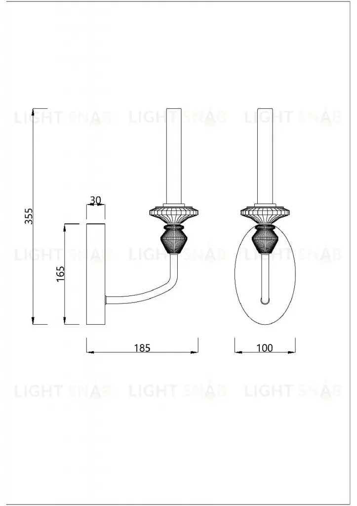 Бра Divinare Capello 4947/01 AP-1 4947/01 AP-1