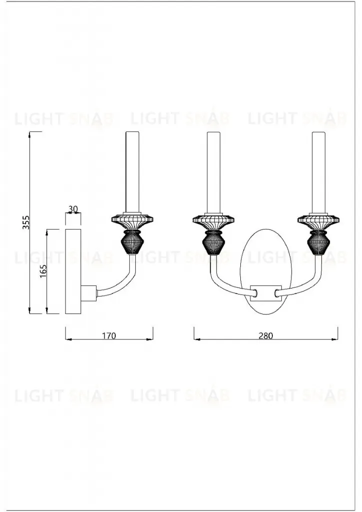 Бра Divinare Capello 4947/01 AP-2 4947/01 AP-2