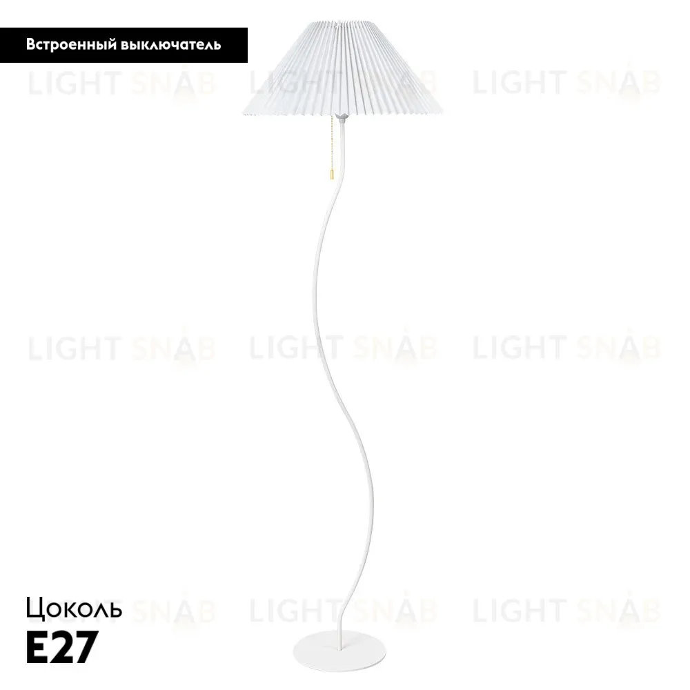Торшер Arte Lamp Agatha A5069PN-1WH A5069PN-1WH