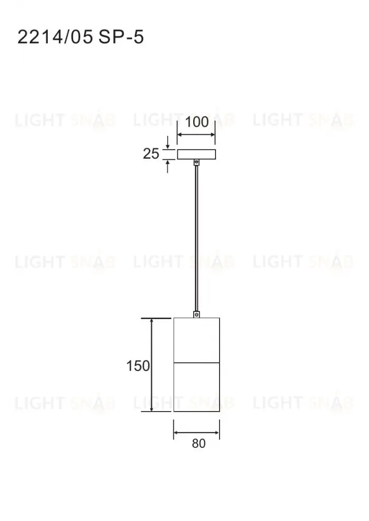 Подвесной светильник Divinare Cigno 2214/05 SP-5 2214/05 SP-5