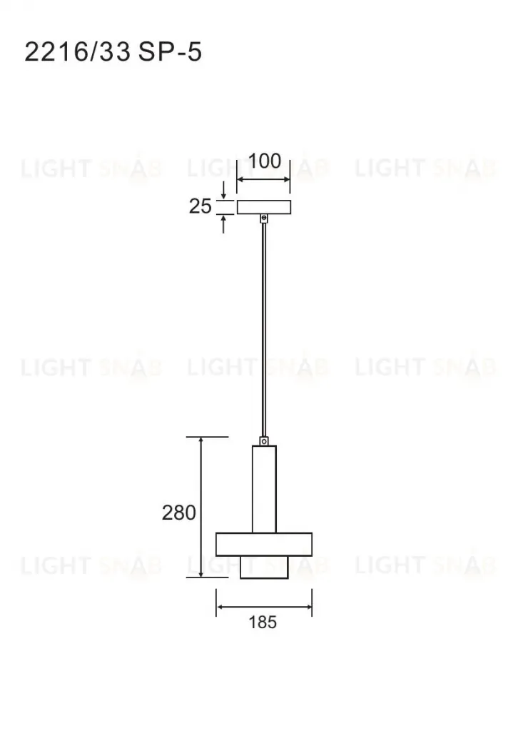 Подвесной светильник Divinare Delta 2216/33 SP-5 2216/33 SP-5