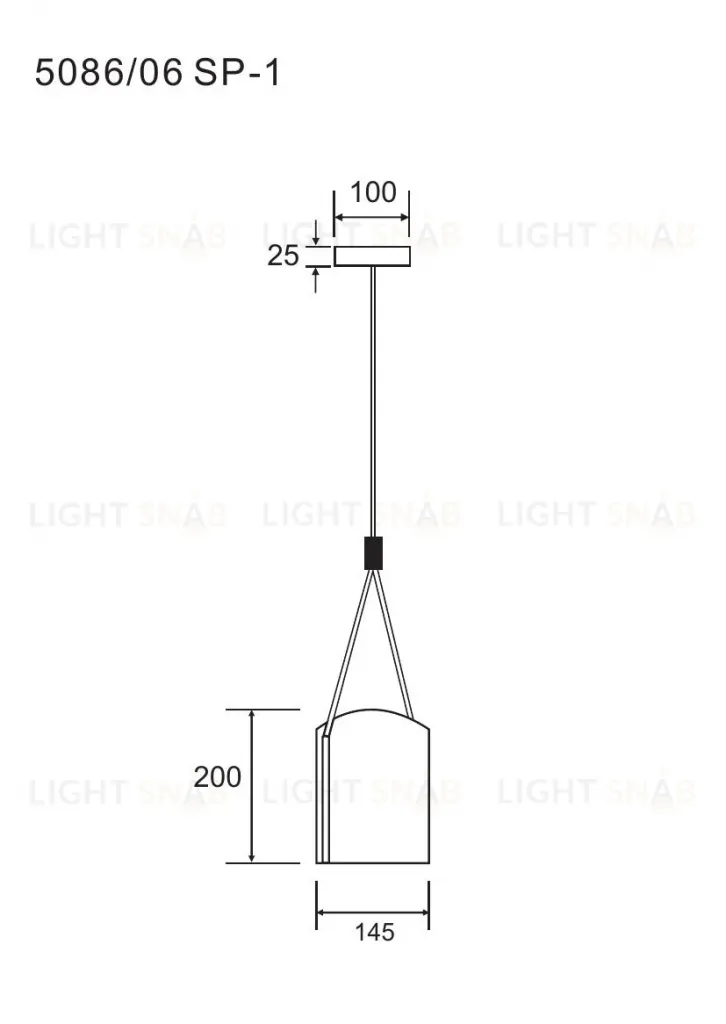 Подвесной светильник Divinare Miracolo 5086/06 SP-1 5086/06 SP-1