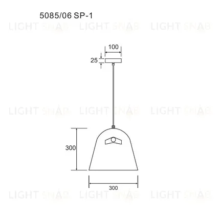 Подвесной светильник Divinare Platea 5085/06 SP-1 5085/06 SP-1