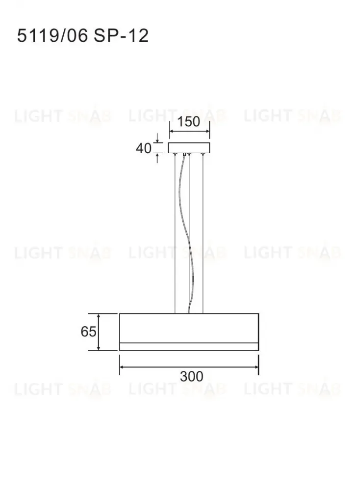 Подвесной светильник Divinare Vaso 5119/06 SP-12 5119/06 SP-12