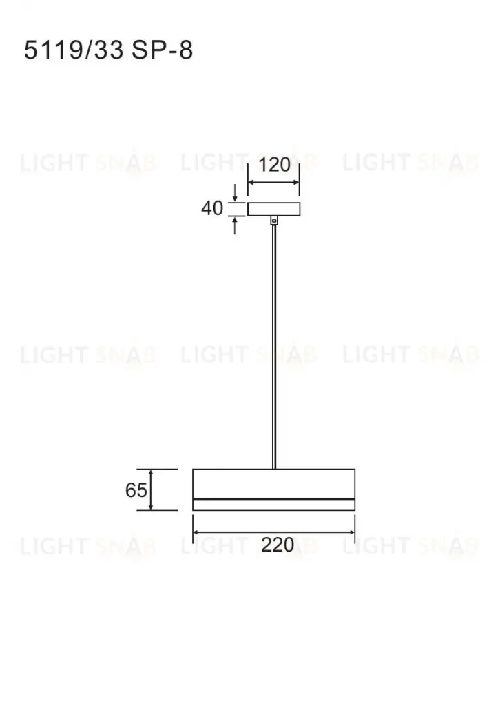 Подвесной светильник Divinare Vaso 5119/33 SP-8 5119/33 SP-8