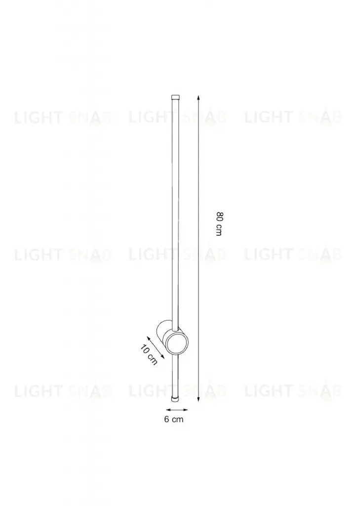 Настенный светильник Arte Lamp Atmos A5409AL-1BK A5409AL-1BK