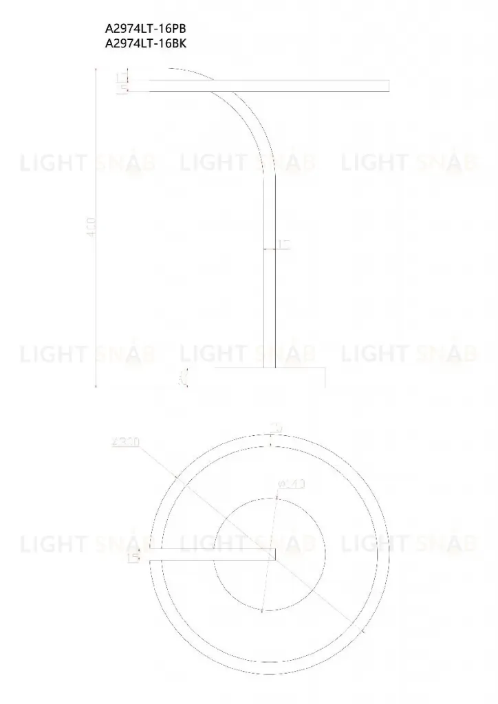 Настольная лампа Arte Lamp Enigma A2974LT-16PB A2974LT-16PB