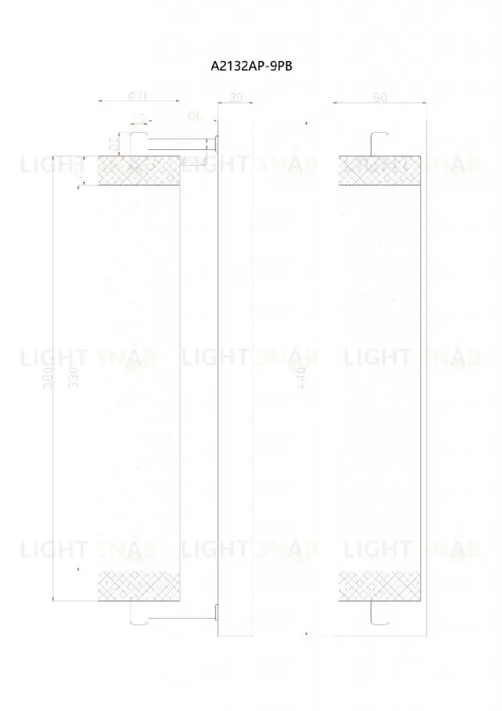 Настенный светильник Arte Lamp Galaxy A2132AP-9PB A2132AP-9PB