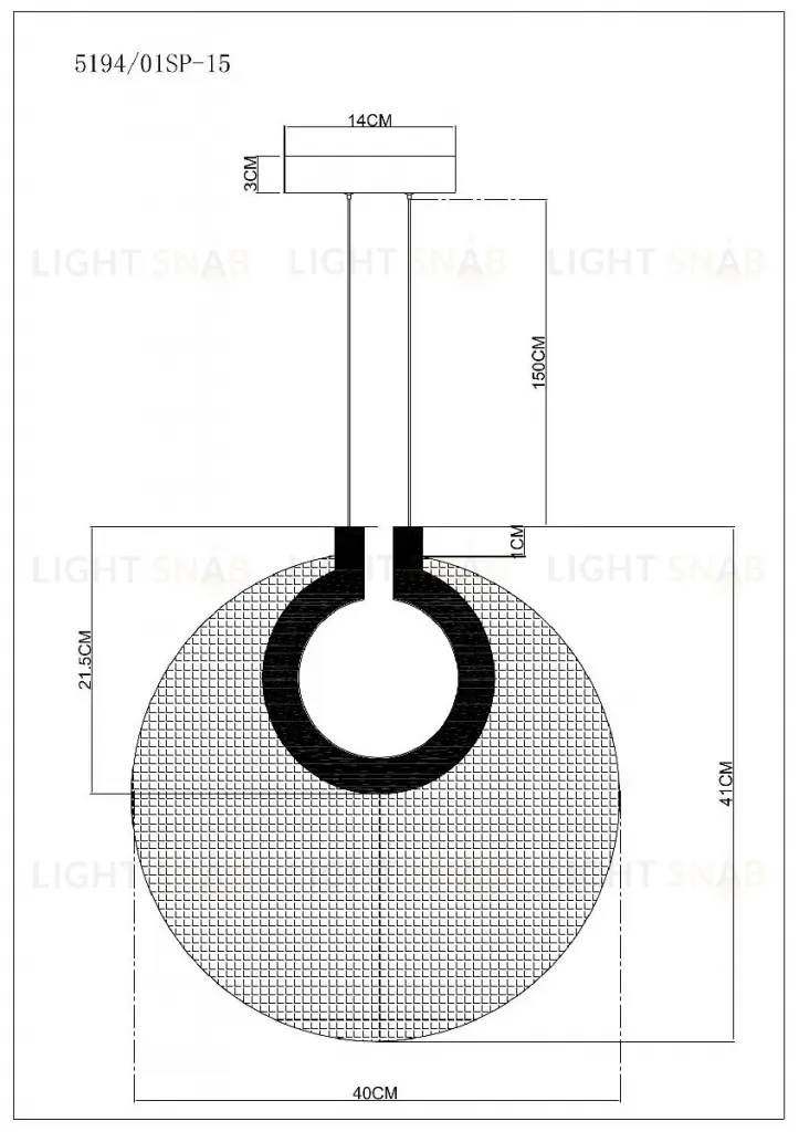 Подвесной светильник Divinare Bilancia 5194/01 SP-15 5194/01 SP-15