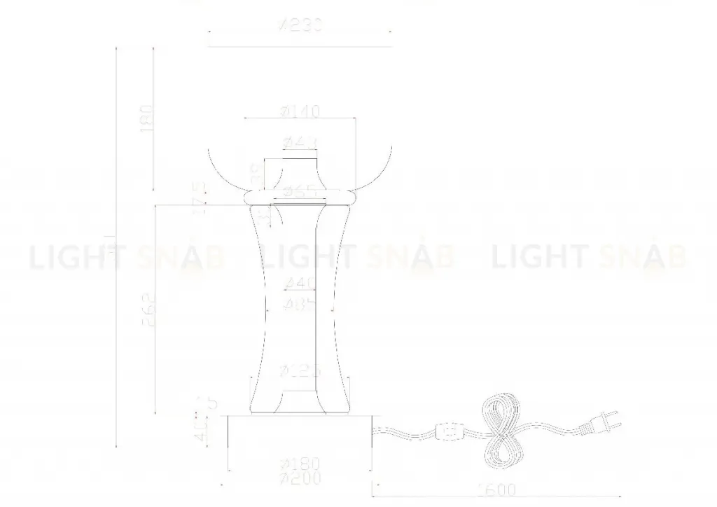 Настольная лампа Divinare Sterzo 1244/17 TL-20 1244/17 TL-20