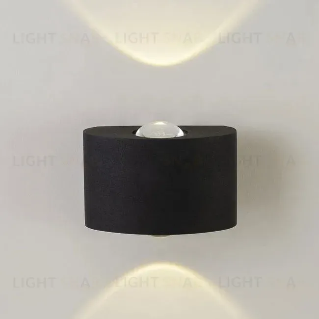Уличный настенный светильник AM Group AM307-2X1 W BK 4000K AM307-2X1 W BK 4000K