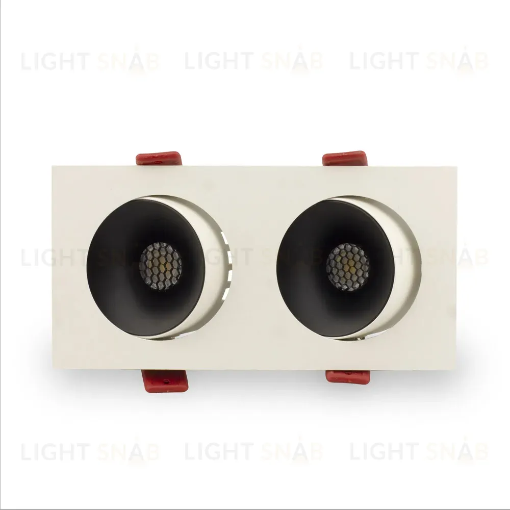 Встраиваемый светильник AM Group AM480-2 BK+WH 15,4W AM480-2 BK+WH 15,4W