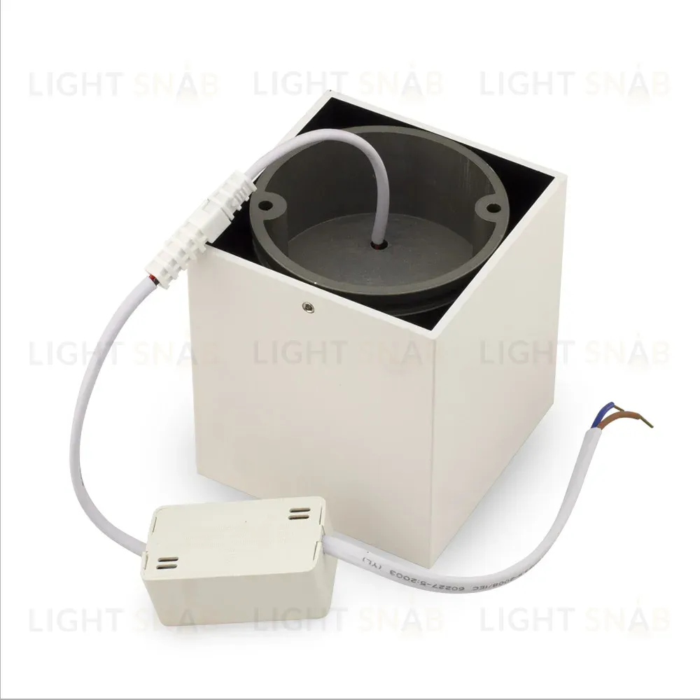 Накладной светильник AM Group AM482 BK+WH 10W AM482 BK+WH 10W
