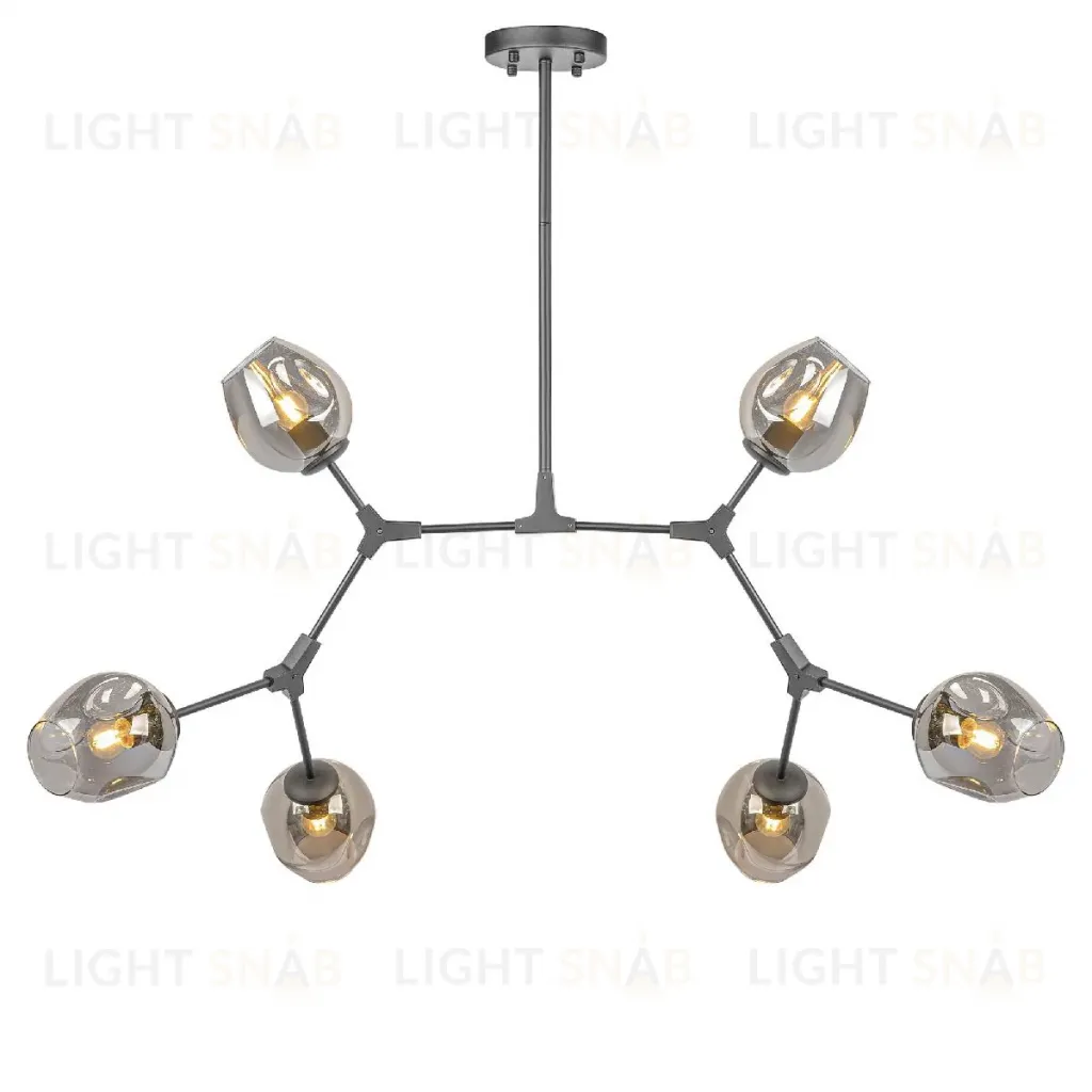 Люстра на штанге AM Group LOFT-6 BK LOFT-6 BK
