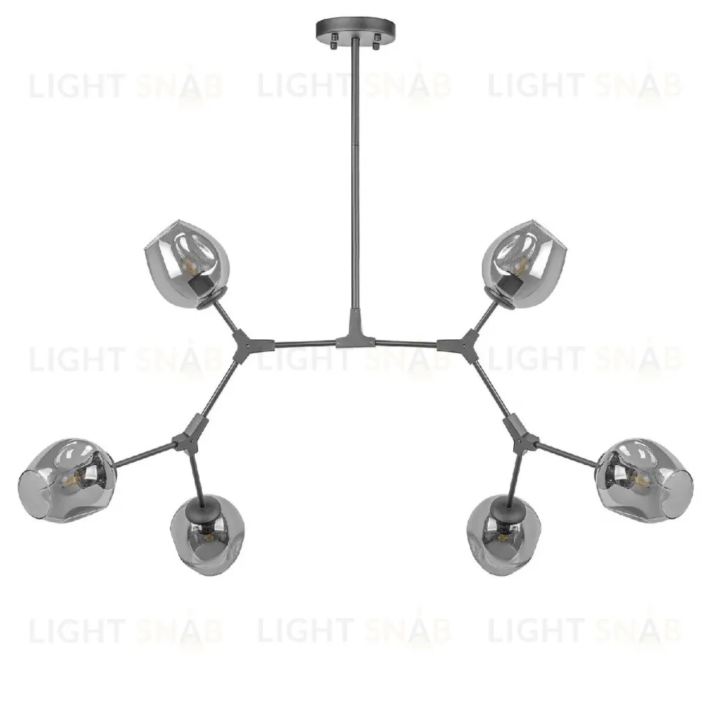 Люстра на штанге AM Group LOFT-6 BK LOFT-6 BK