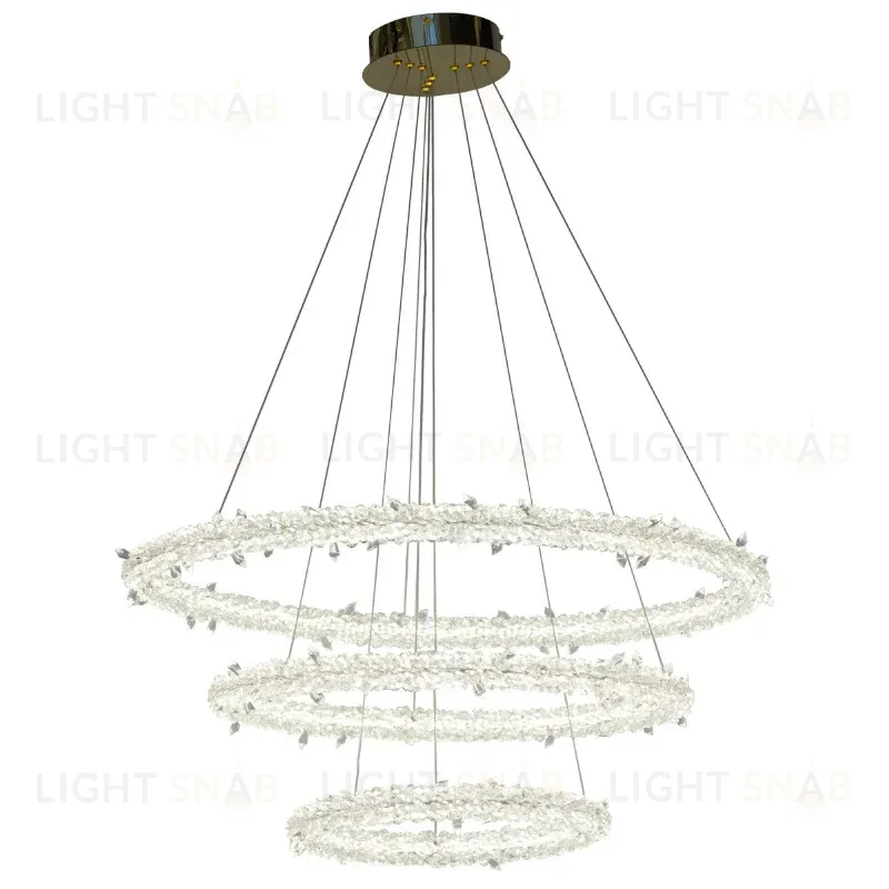 Подвесная люстра AM Group OVALE GD D800+600+400 OVALE GD D800+600+400