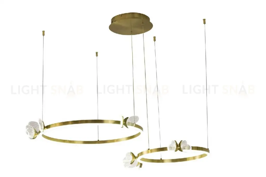 Подвесная люстра AM Group MARIPOSA SPD400+600 POLISHED GOLD MARIPOSA SPD400+600 POLISHED GOLD