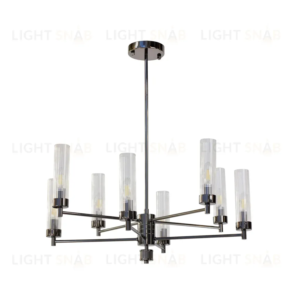 Люстра на штанге AM Group INDIGO SP8 PEARL BLACK INDIGO SP8 PEARL BLACK