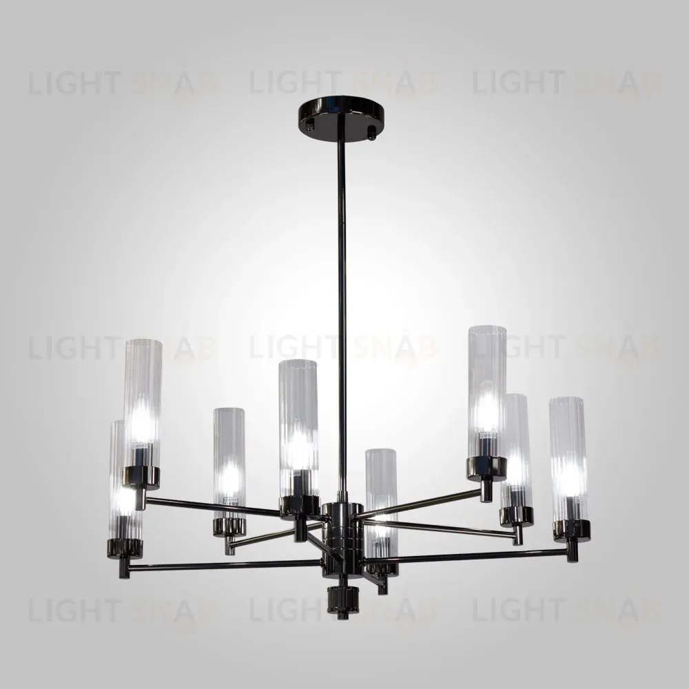 Люстра на штанге AM Group INDIGO SP8 PEARL BLACK INDIGO SP8 PEARL BLACK