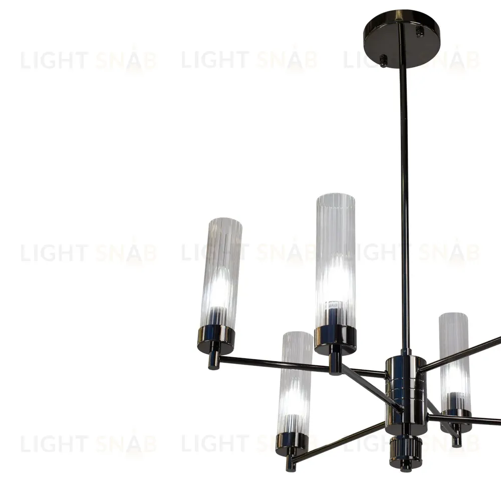 Люстра на штанге AM Group INDIGO SP6 PEARL BLACK INDIGO SP6 PEARL BLACK
