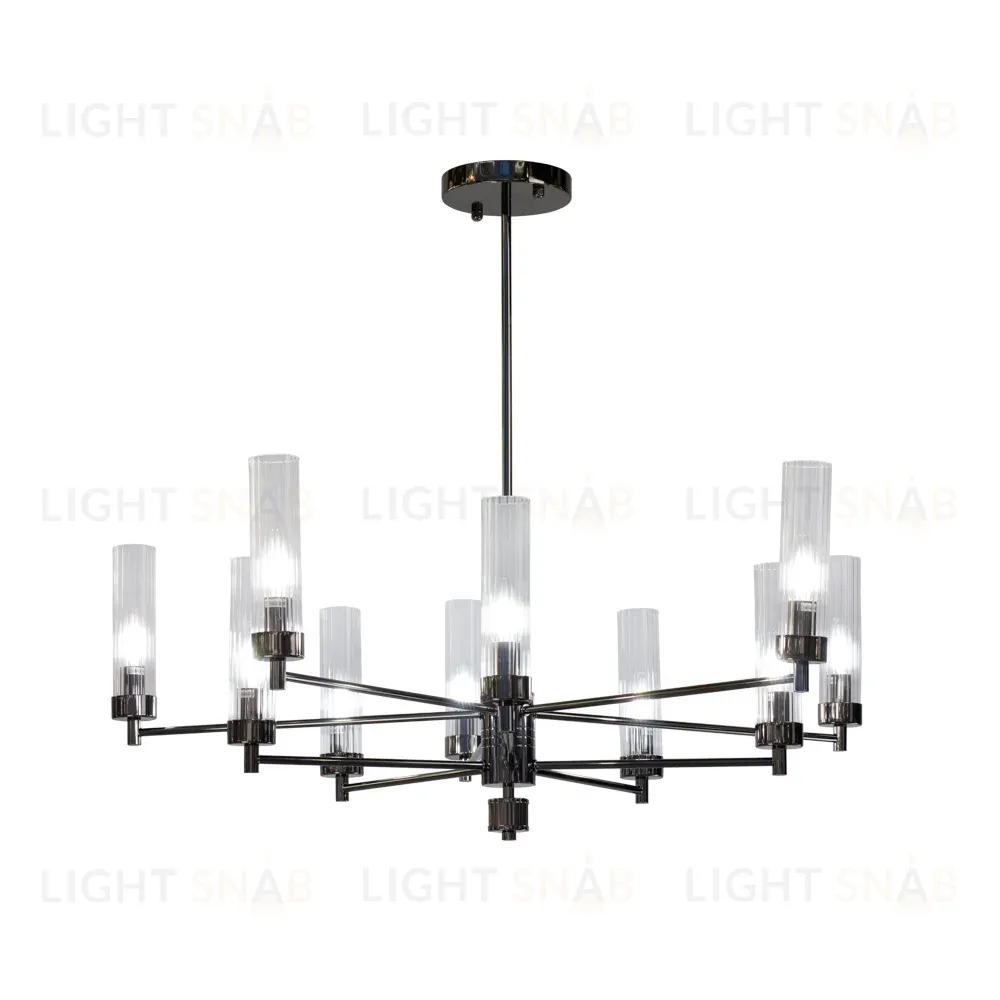 Люстра на штанге AM Group INDIGO SP10 PEARL BLACK INDIGO SP10 PEARL BLACK