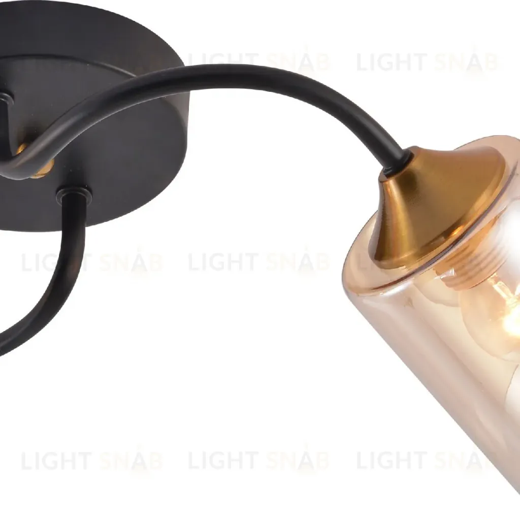 Потолочный светильник Reluce 01608-0.3-02 BK+BRASS 01608-0.3-02 BK+BRASS