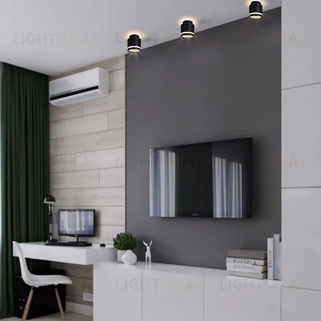 Накладной светильник Reluce 53001-9.5-001IL GX53+LED3W BK 53001-9.5-001IL GX53+LED3W BK