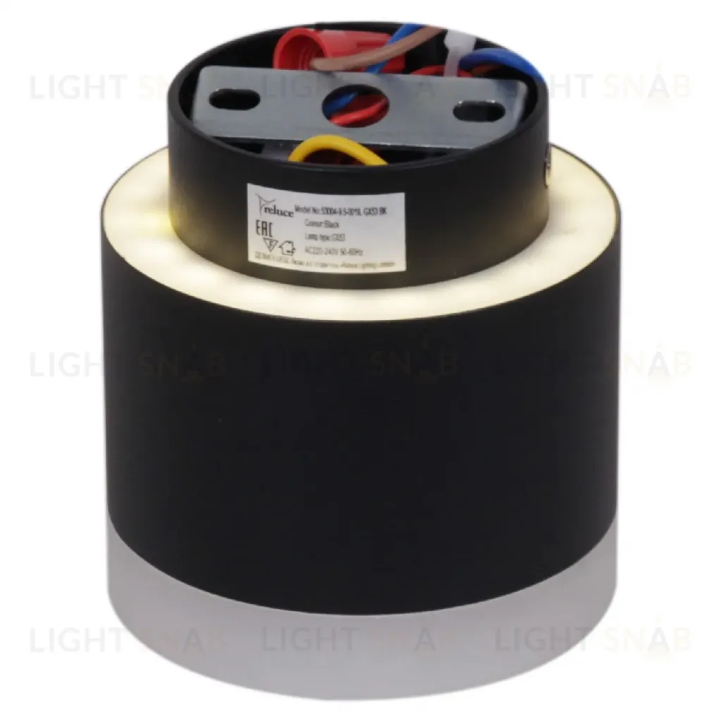 Накладной светильник Reluce 53004-9.5-001IL GX53+LED3W BK 53004-9.5-001IL GX53+LED3W BK