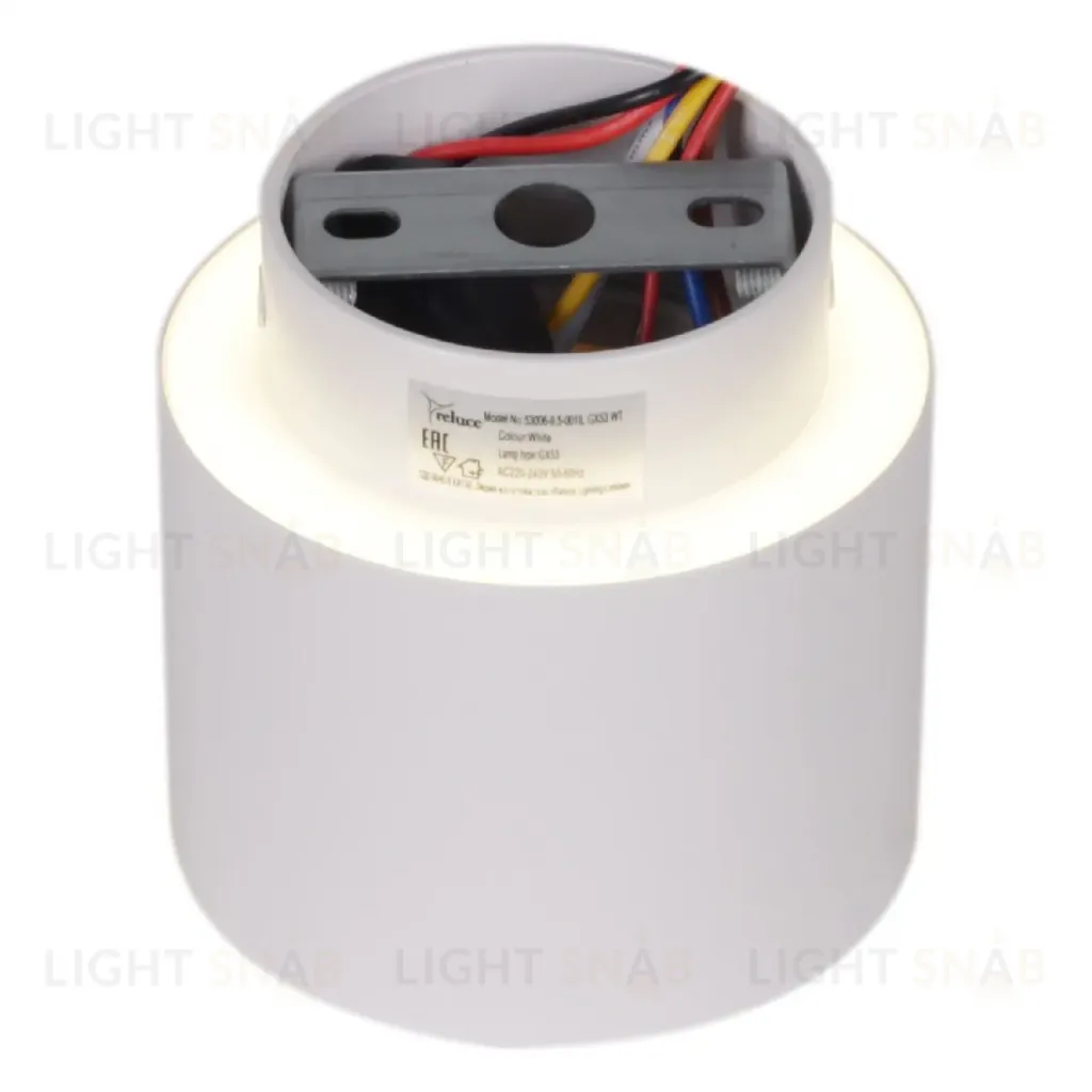 Накладной светильник Reluce 53006-9.5-001IL GX53+LED3W WT 53006-9.5-001IL GX53+LED3W WT