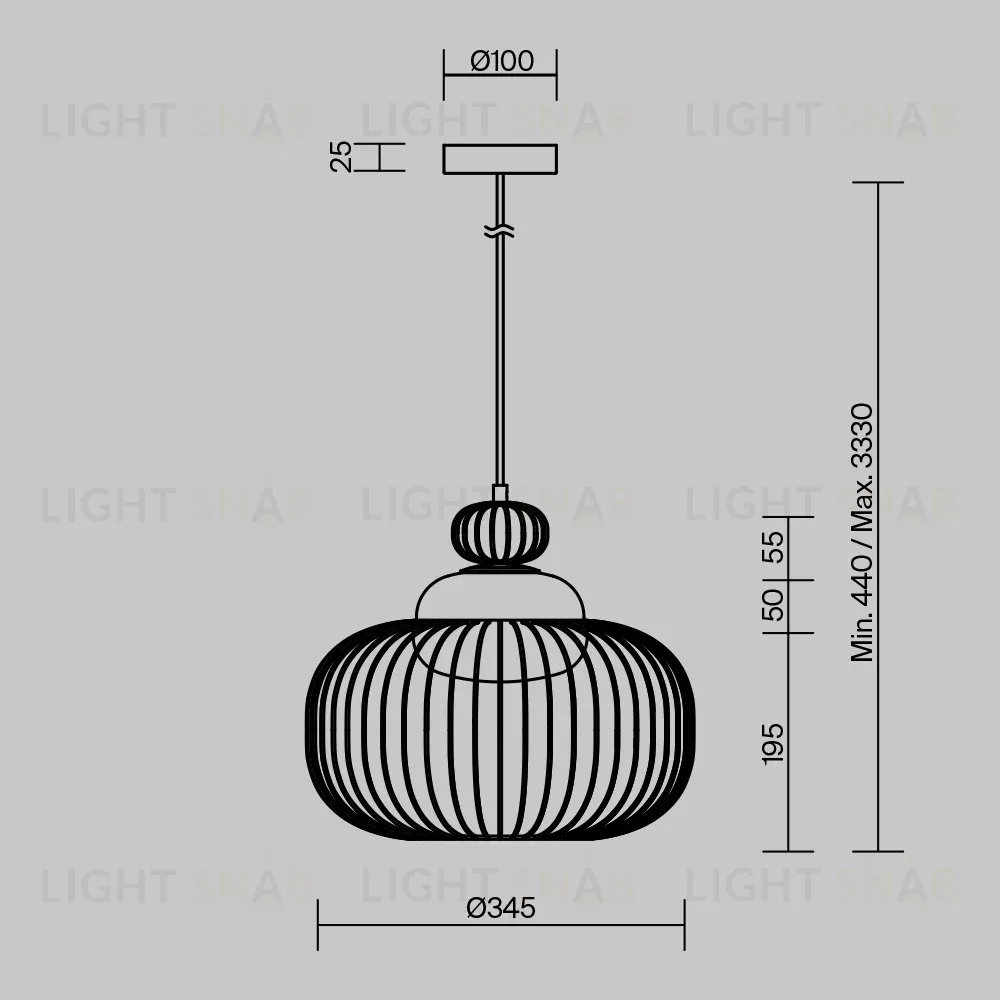 Подвесной светильник Maytoni Levitation MOD376PL-01G MOD376PL-01G