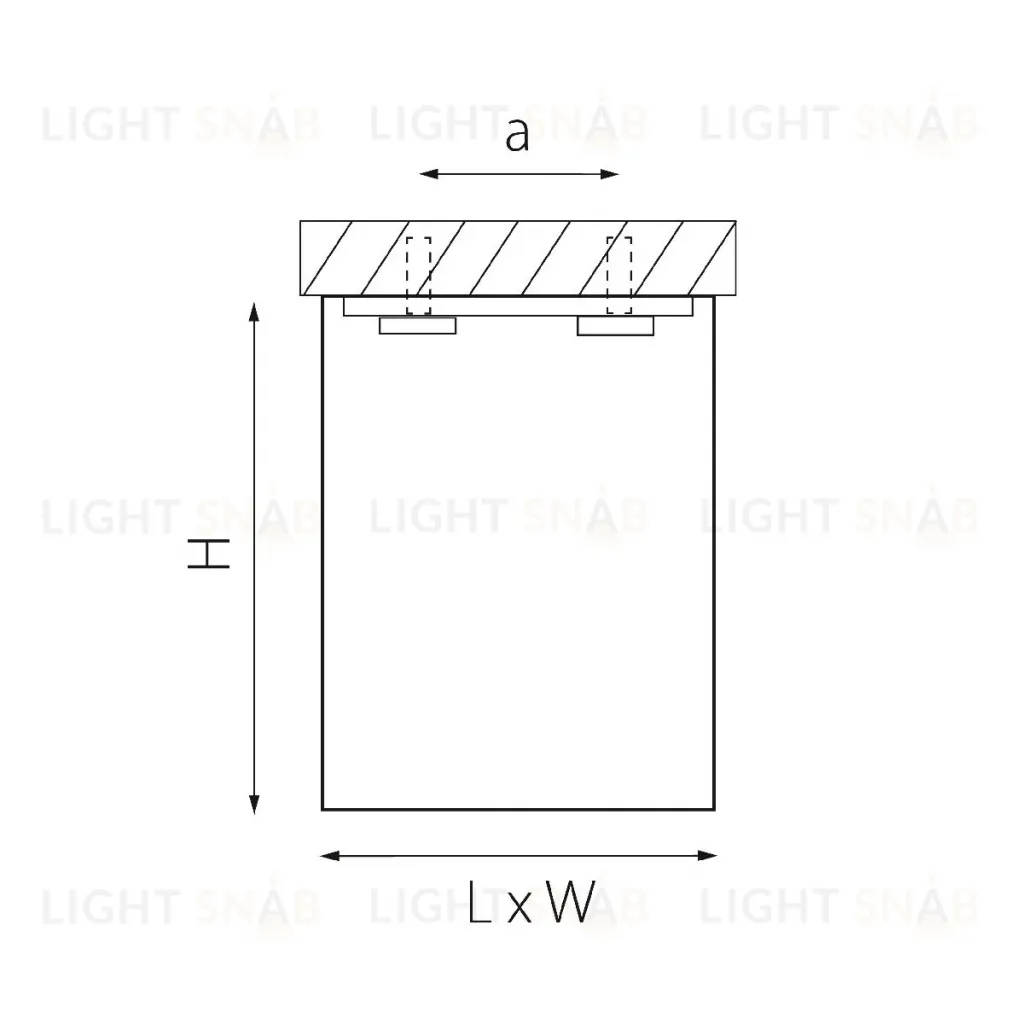 Рамка для светильника Lightstar Rullo 213336 213336