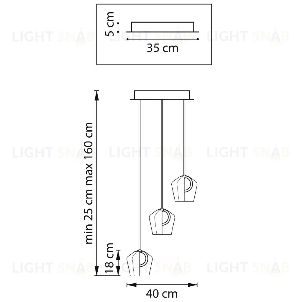 Подвесной светильник Lightstar Caramello 796139 796139